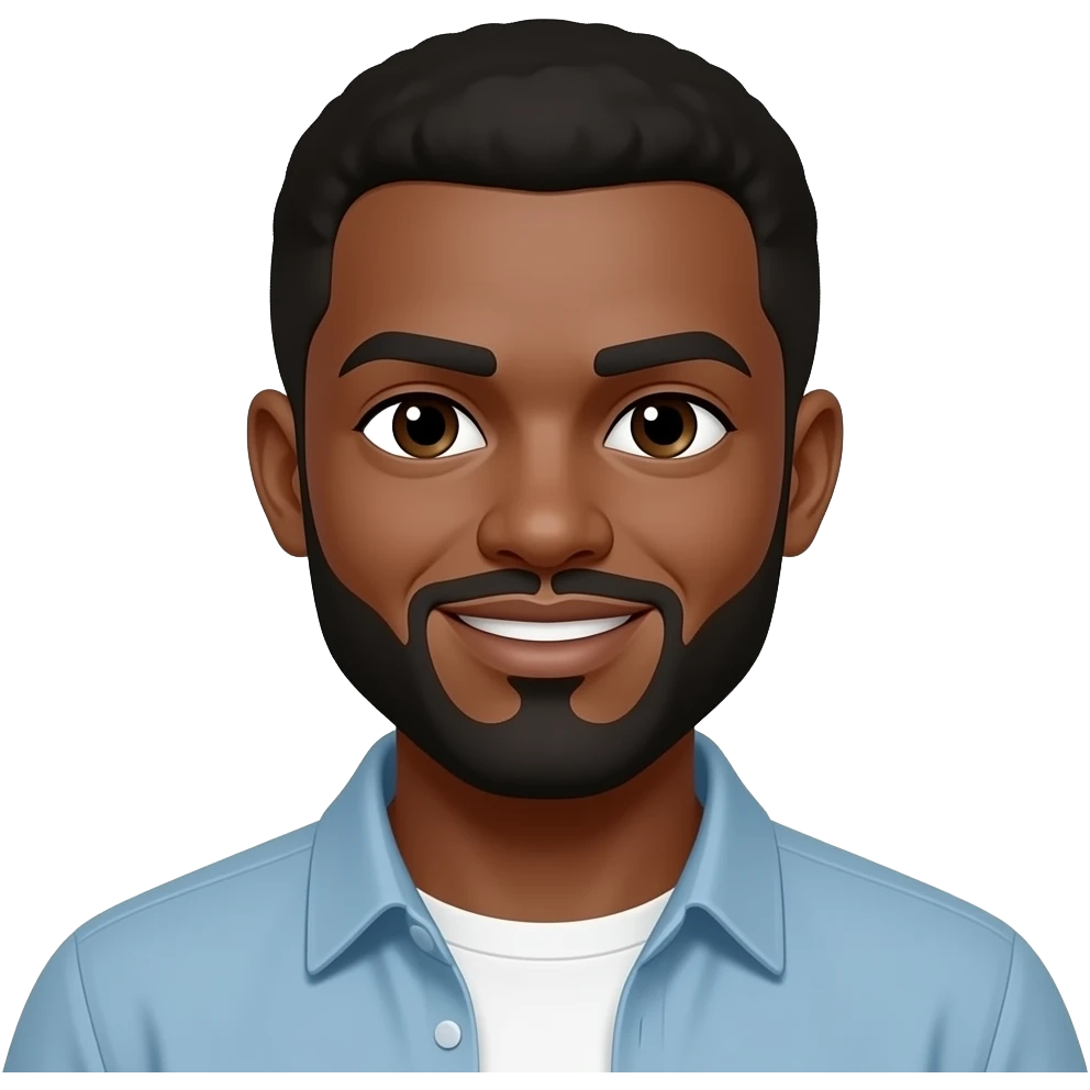 black man emoji