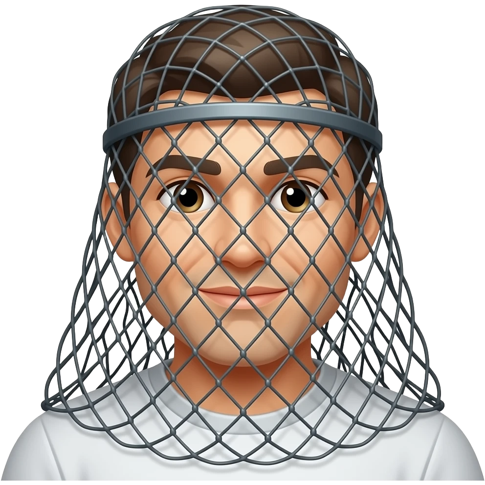 Человек без рыболовной сети emoji