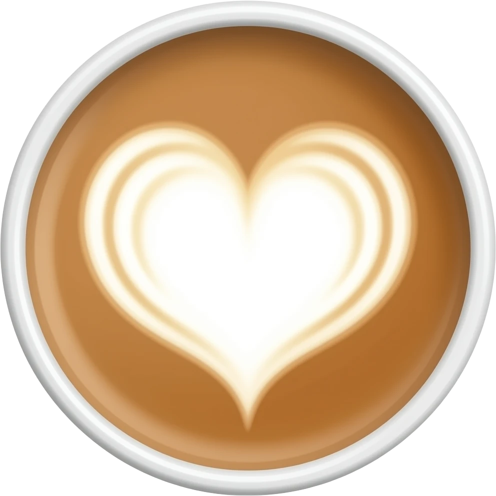 large latte emoji