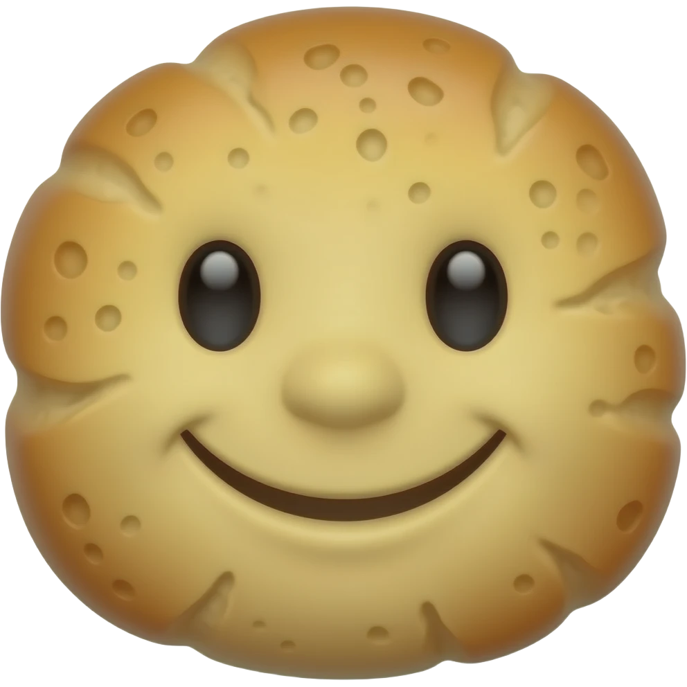 smiling scone emoji