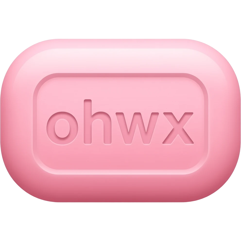 pink soap emoji
