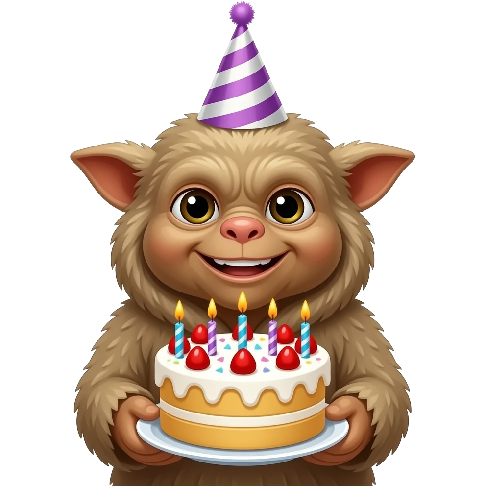 happy birthday  Ewok emoji