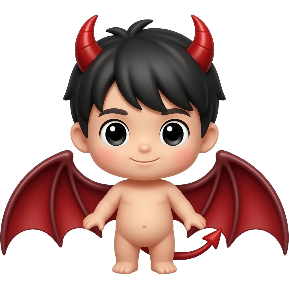 Chibi Devil wings emoji