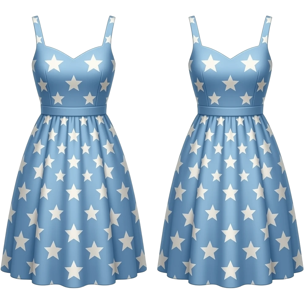 Vestidos de estrellas emoji