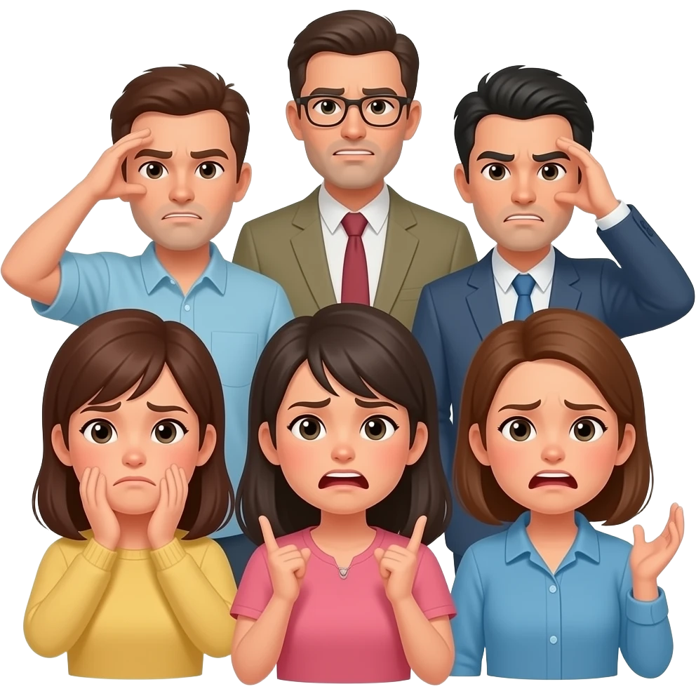 We hate broke emoji