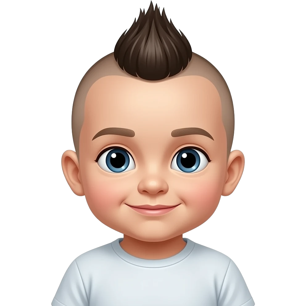 mohawk baby emoji
