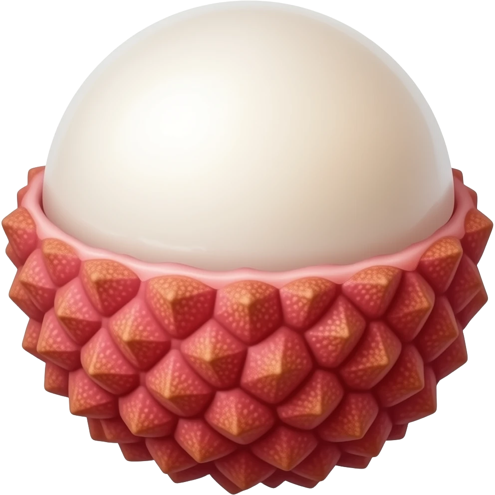 Lychee emoji