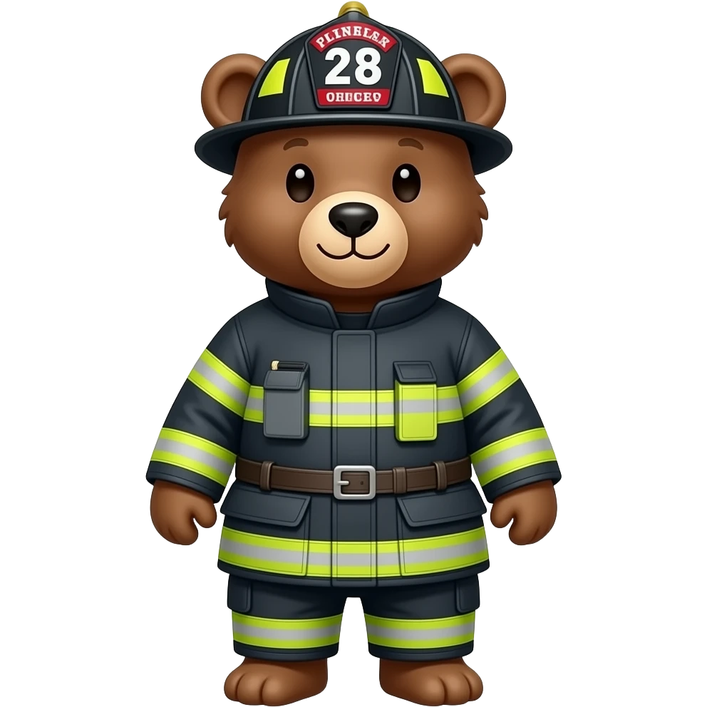 fireman bear emoji
