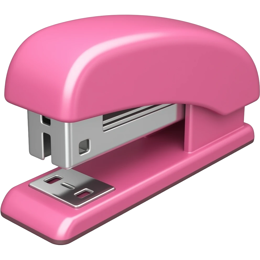 pink stapler emoji