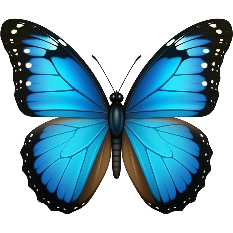 Blue Butterfly emoji
