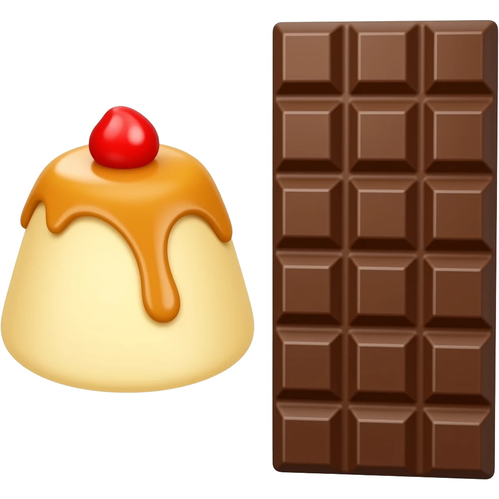 🍮🍫 emoji