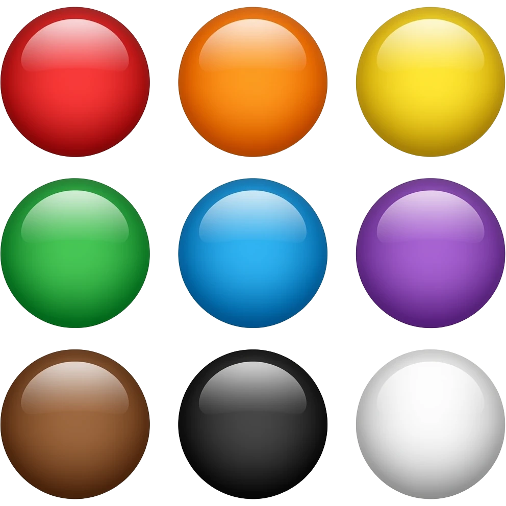 🔴🟠🟡🟢🔵🟣🟤⚫️⚪️ emoji