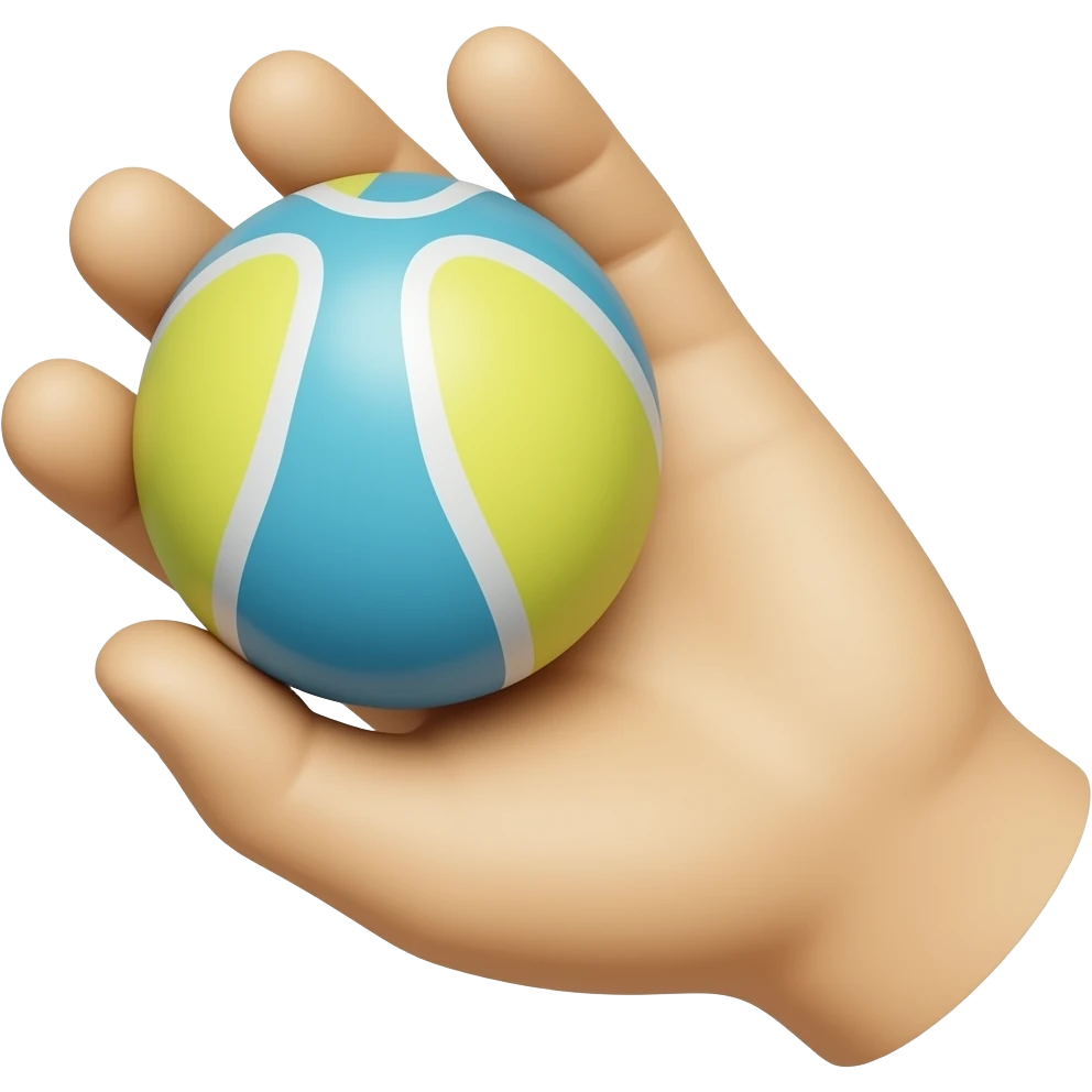 Rubber and hand emoji