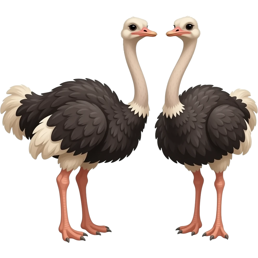 Ostriches emoji