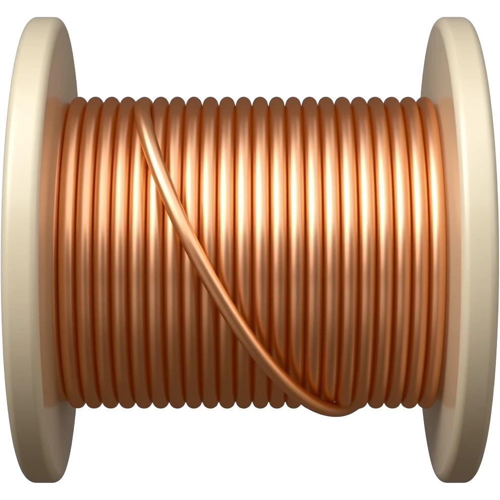 copper wire spool horizontal emoji