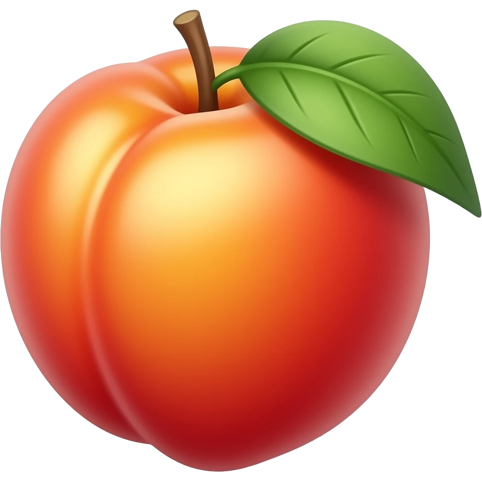 Peach emoji