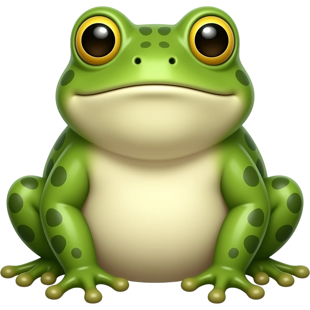 Fat frog emoji