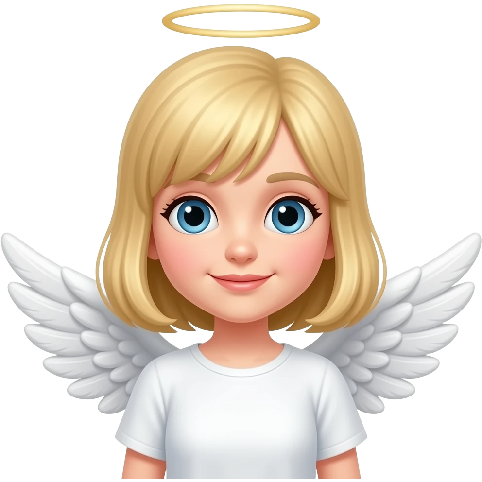 Guardian Angel girl emoji