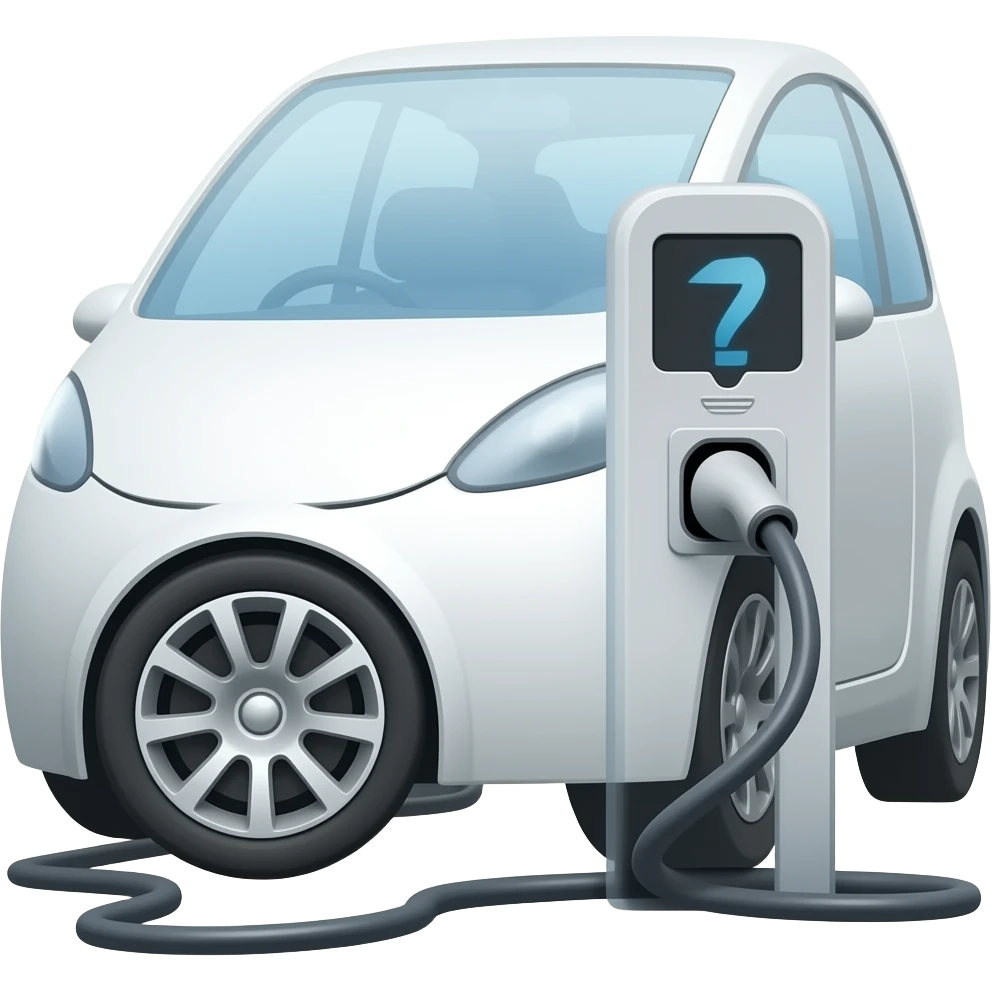 electric car charging emoji