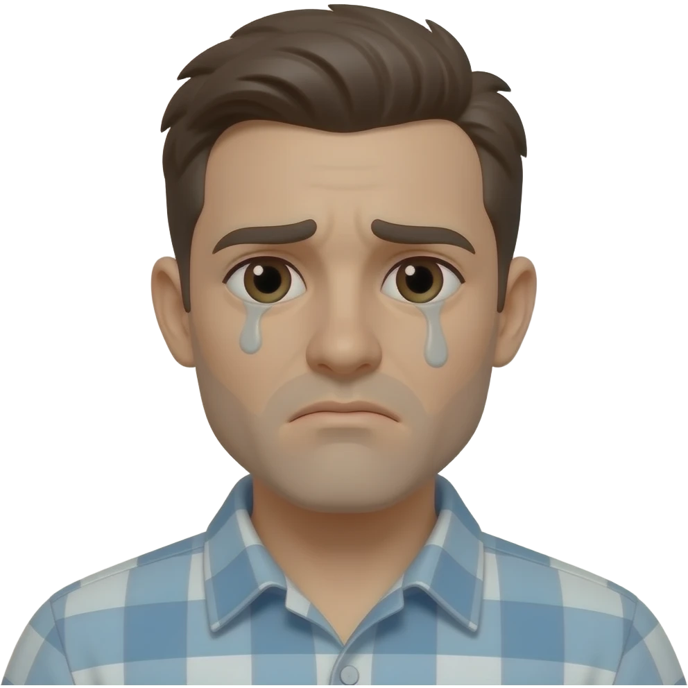 sad man emoji