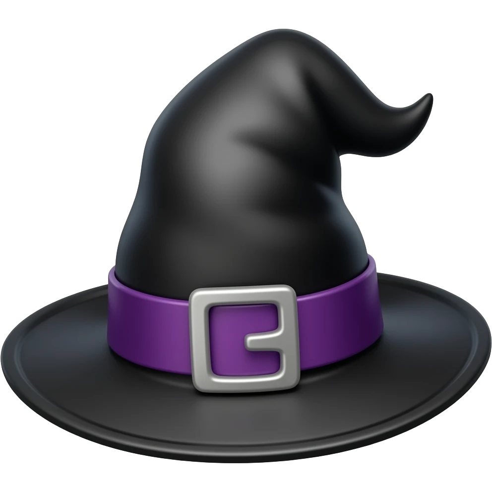 goth hat emoji