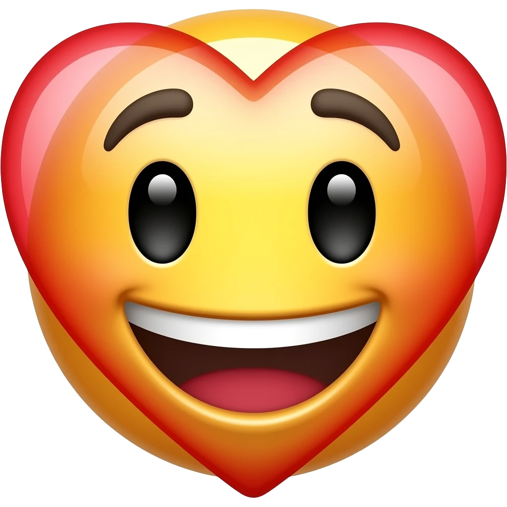 Compilation of the heart ❤️and the laughing😂 imogies ( I want the laughing image to be the main and just add to it the heart emoji