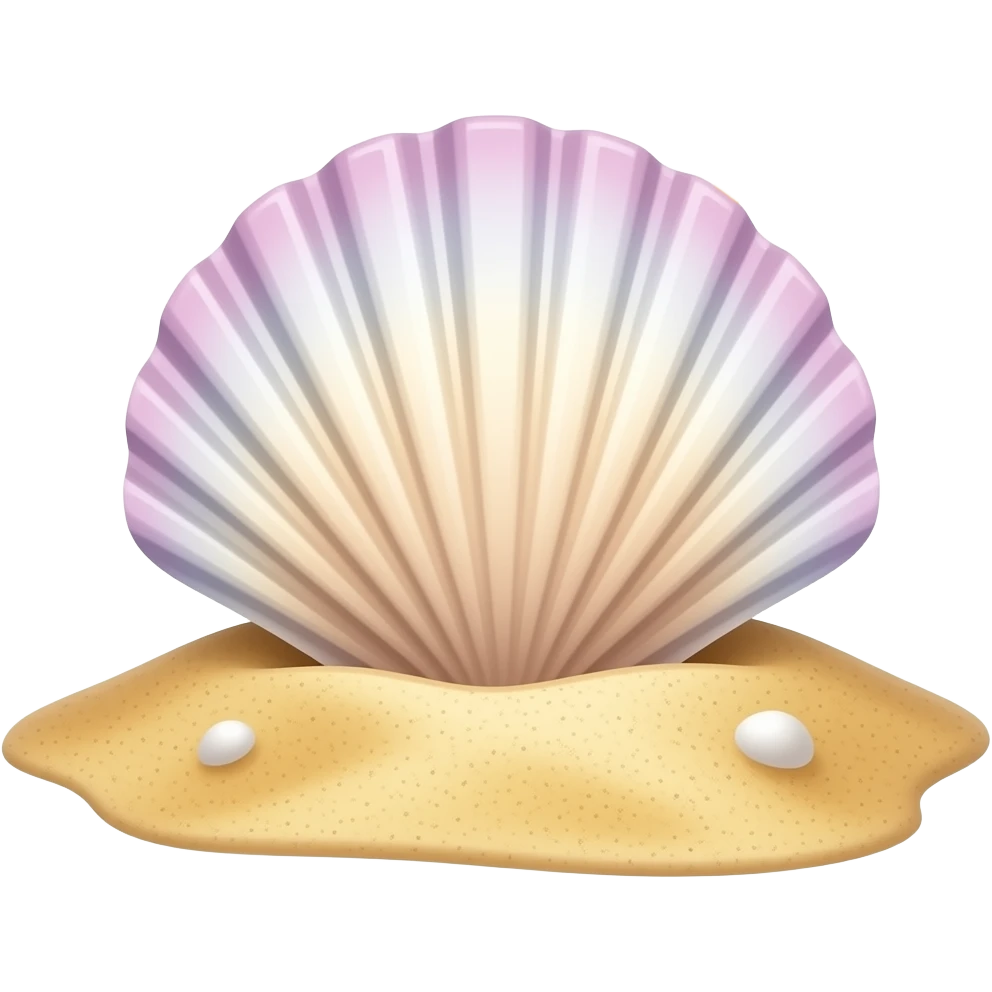 Summer shell emoji