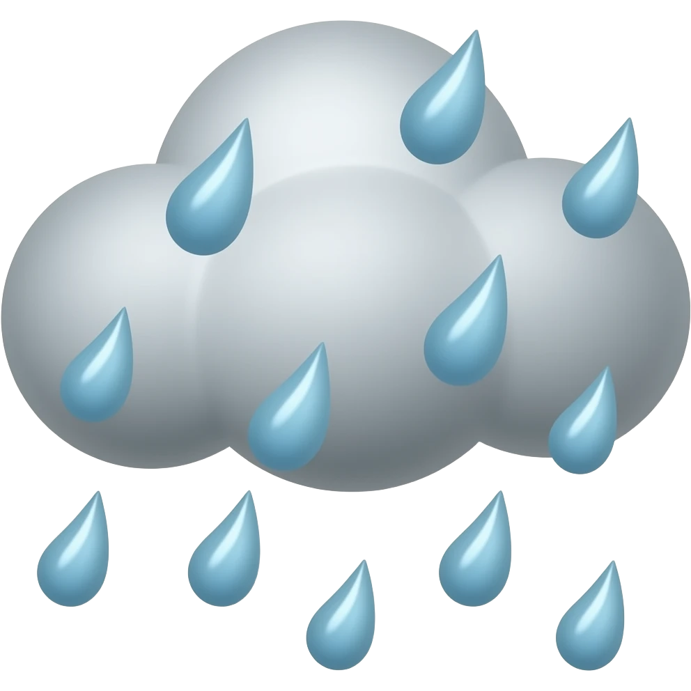 rain emoji