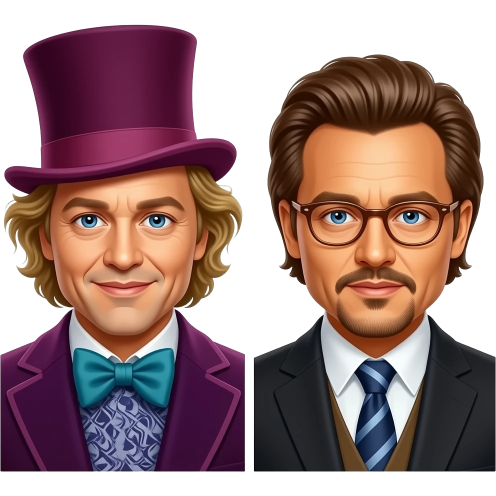 willy wonka jhonny depp emoji