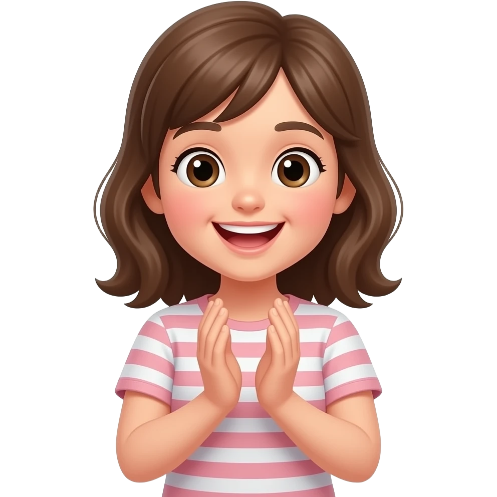 یه دختر دست بزنه و تشویق کنه emoji