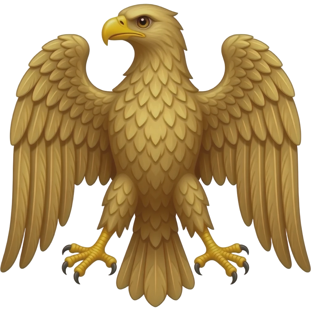 Byzantine double headed eagle emoji