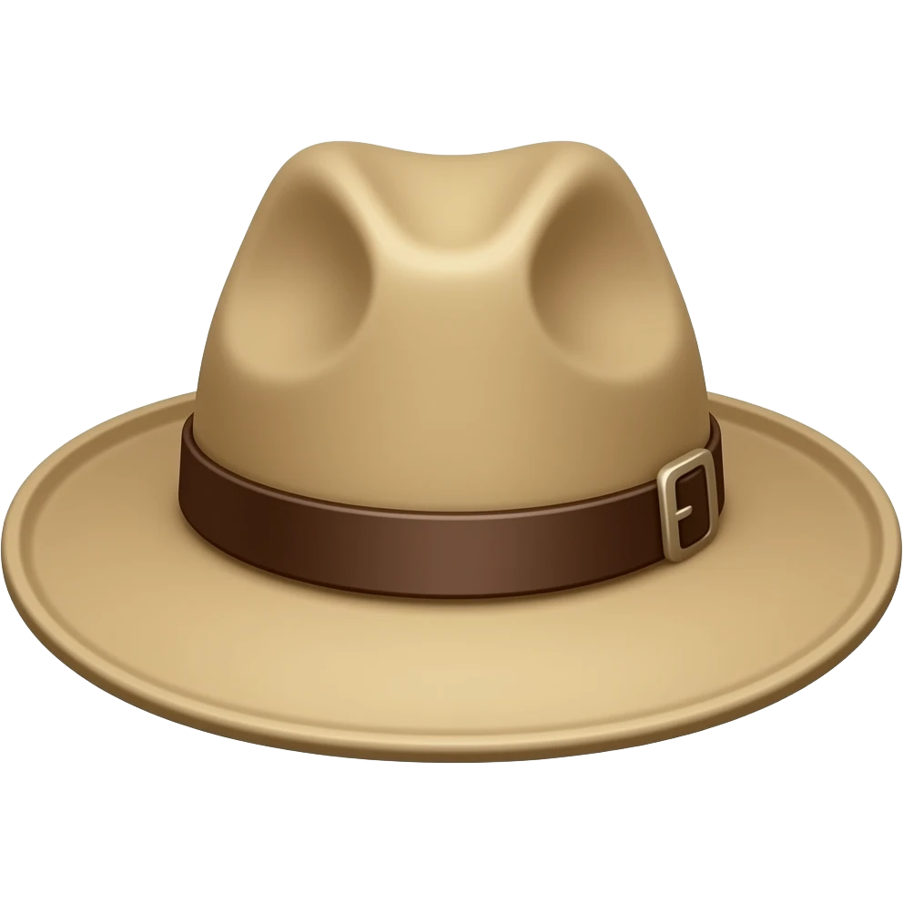 buck hat emoji