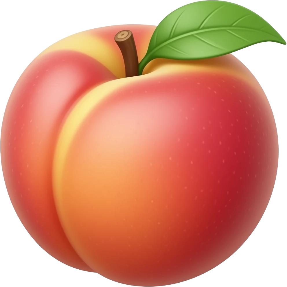 Peach emoji