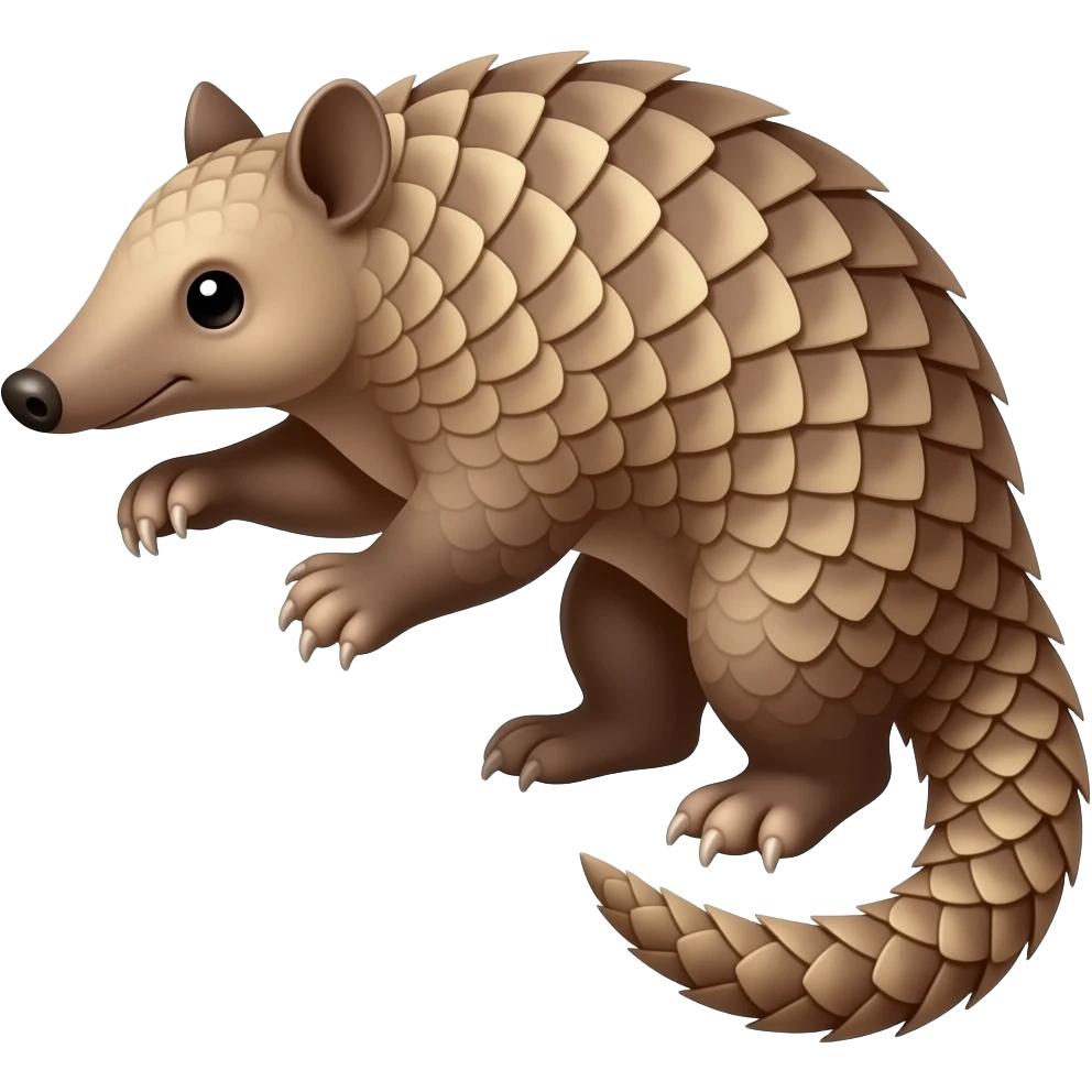 Pangolin like dancing emoji