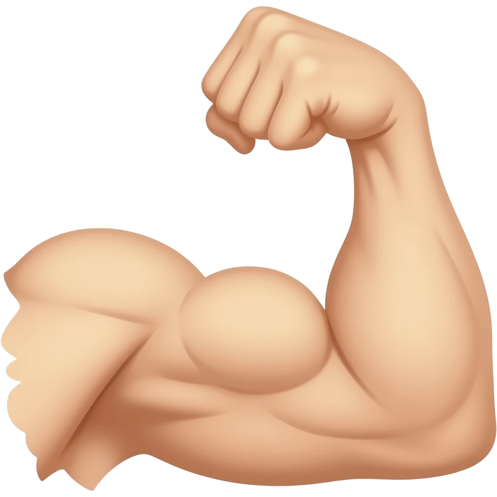 flexed bicep emoji