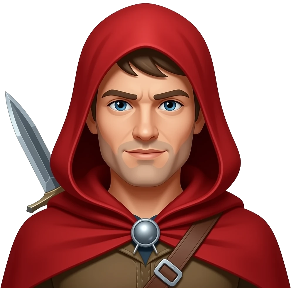 hunter red cape emoji