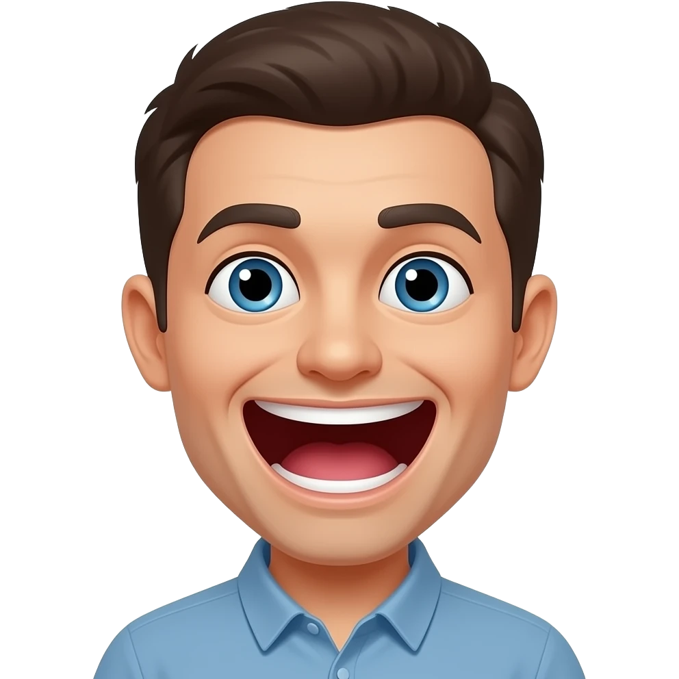 huge mouth emoji