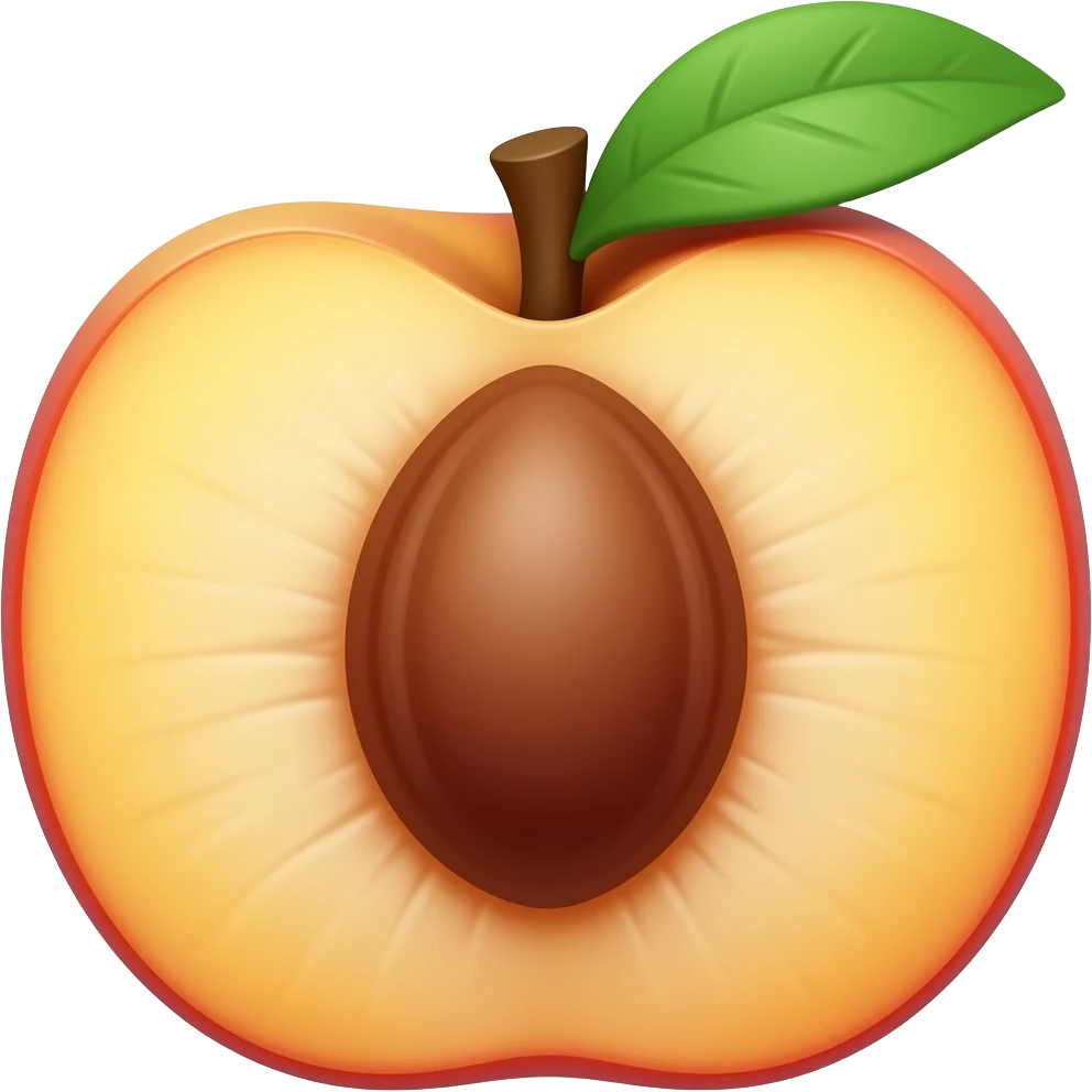 Peach with cum in it emoji