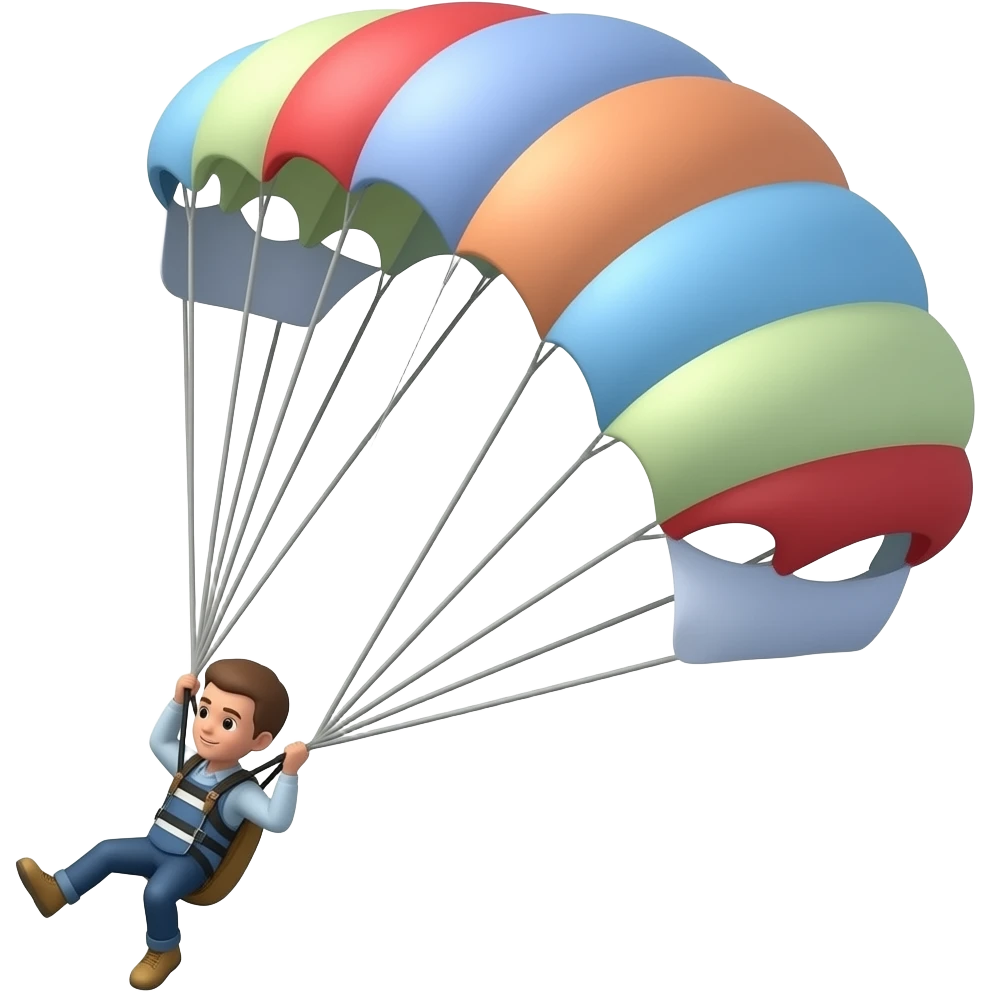 Parasailing emoji