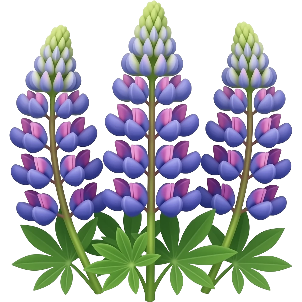 lupine emoji