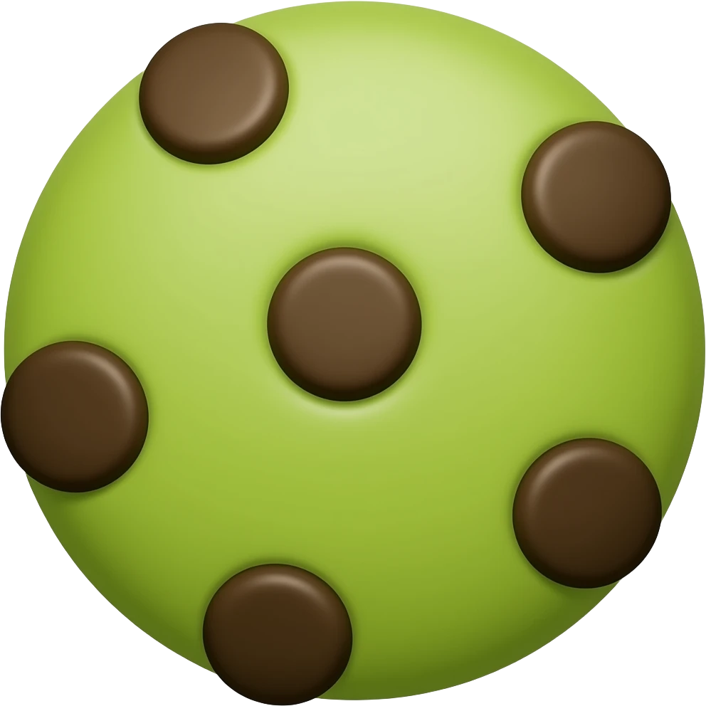 matcha chocolate chip cookie emoji
