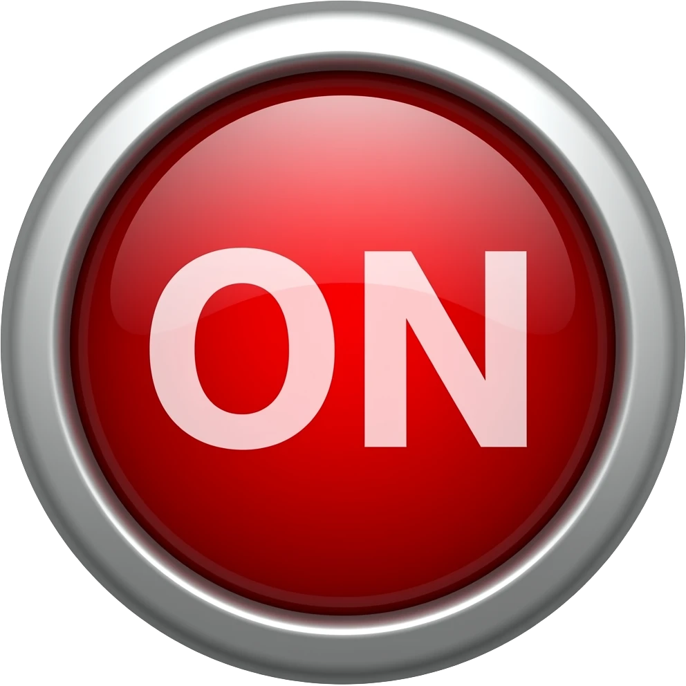button that says ON emoji