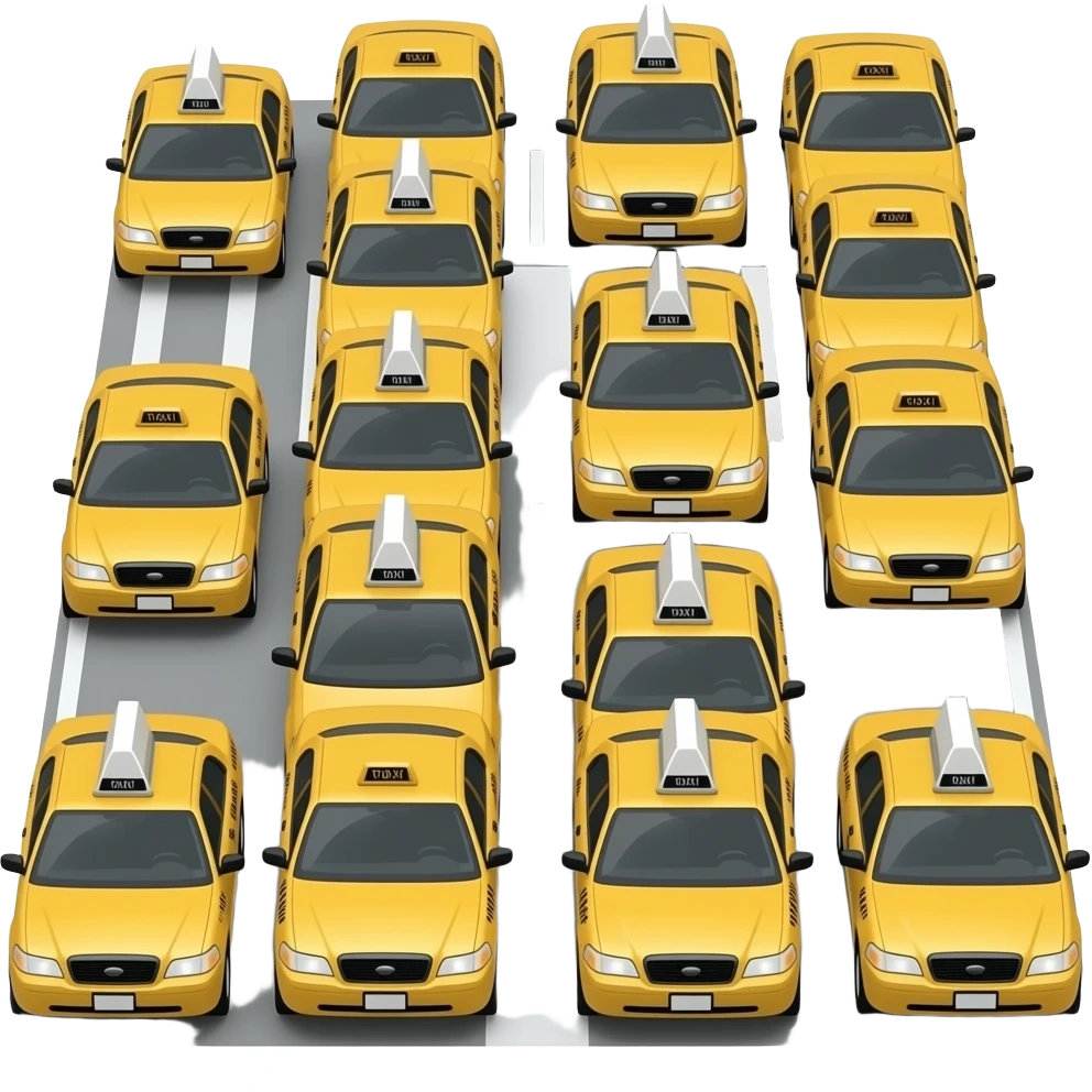 MUCHOS TAXIS emoji