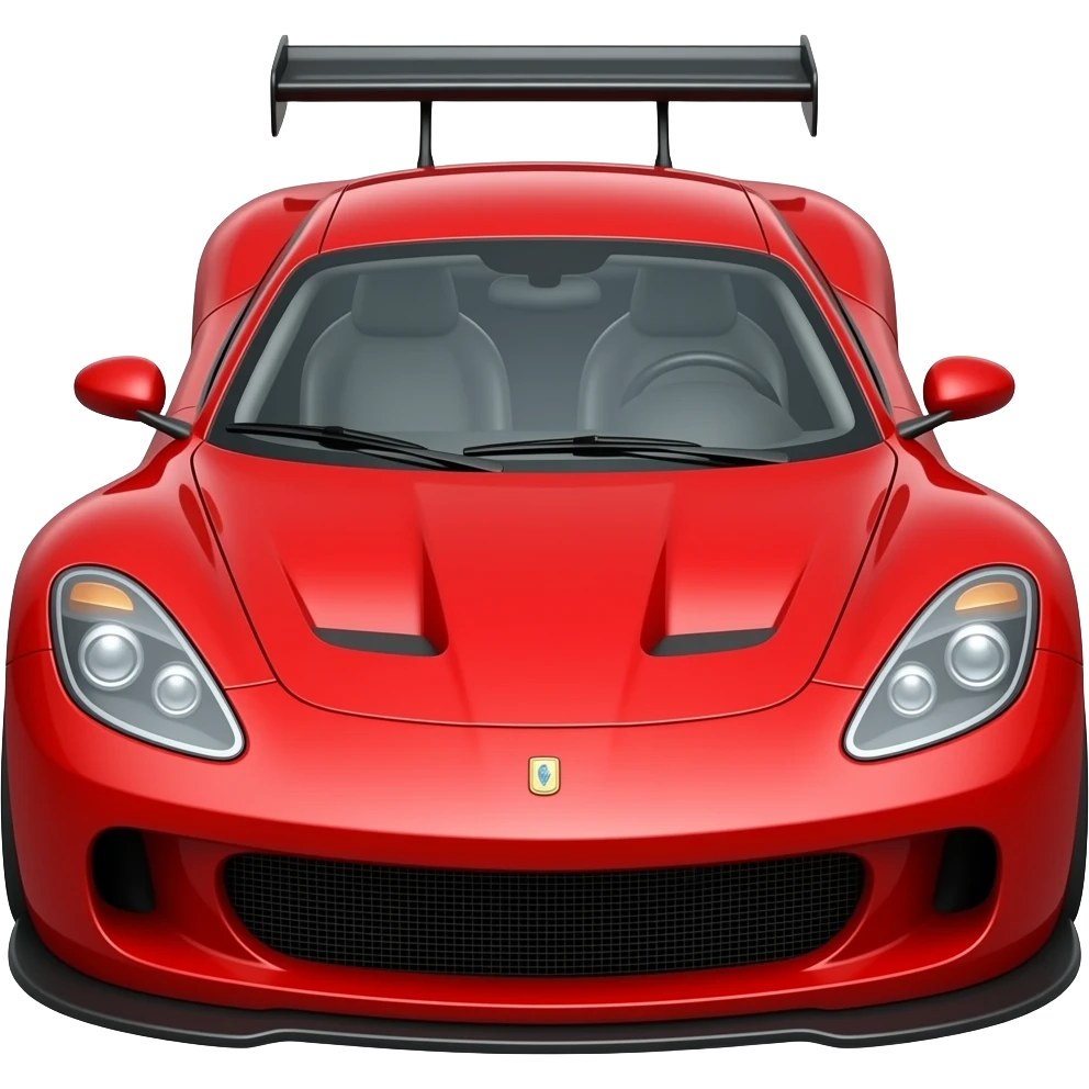 Red race car emoji