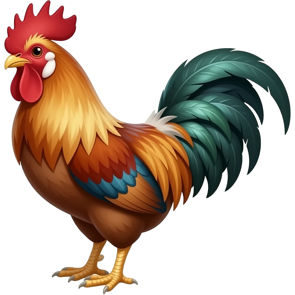 Witaj kogut emoji