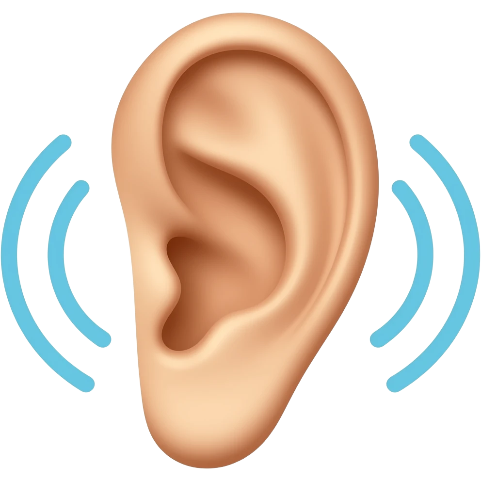 sound to ears emoji
