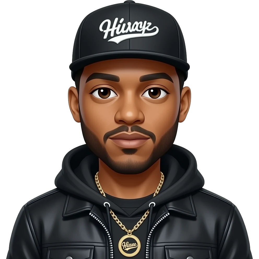 Nipsey Hussle with hip hop outfit emoji
