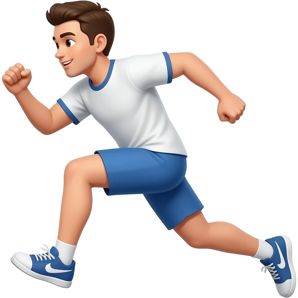 runner jumped emoji