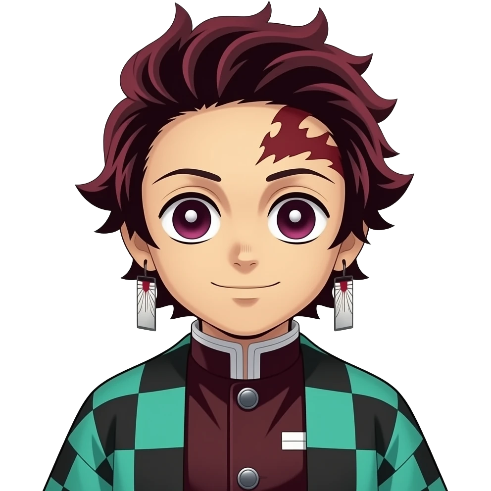 Haz Tanjiro de Demon Slayer emoji