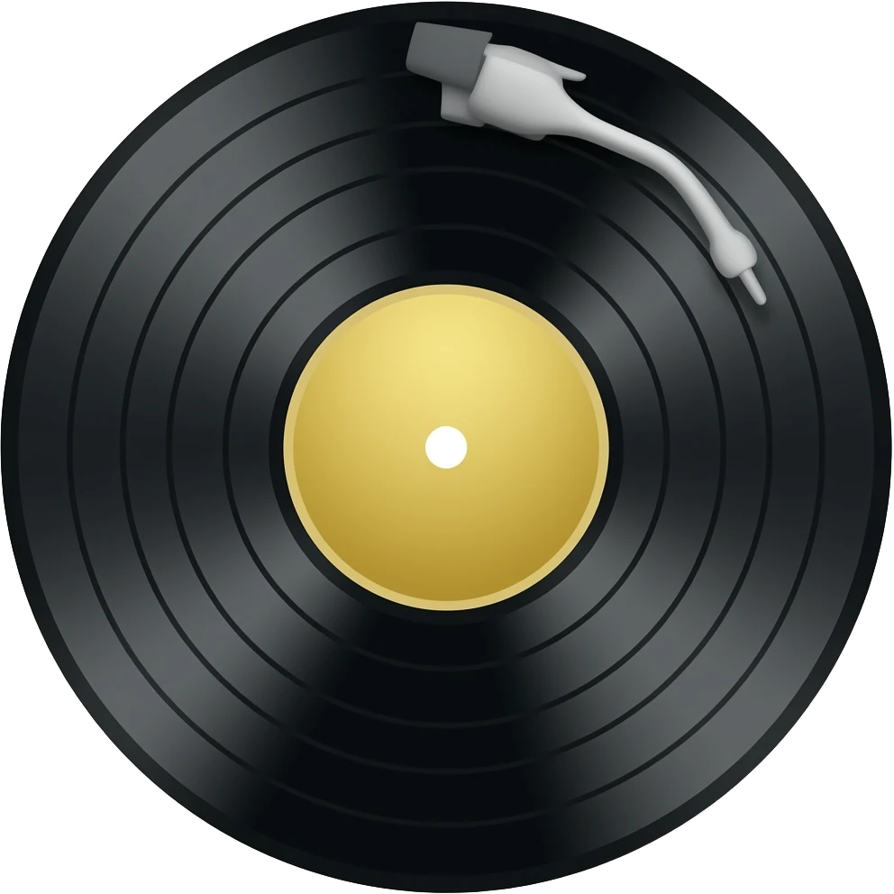 Vinyl record emoji